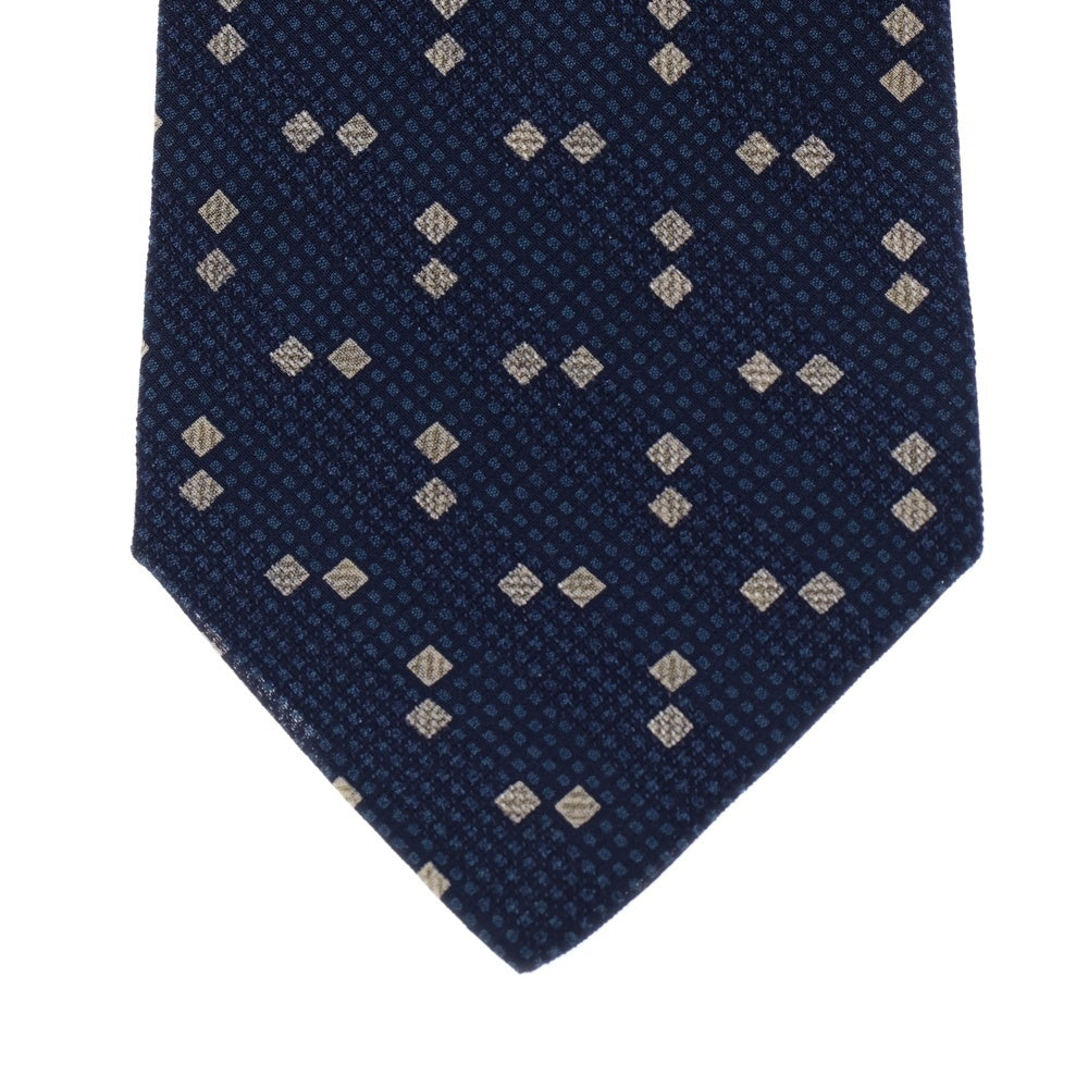 GIORGIO ARMANI(ジョルジオアルマーニ) 総柄 シルク レーヨン ネクタイ