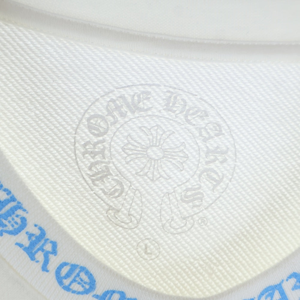 CHROME HEARTS(クロムハーツ) 24SS LAS VEGAS LIMITED DICE CREWNECK SWEATSHIRT ラスベガス限定ダイスクルーネックスウェットシャツ トレーナー ホワイト/ブルー