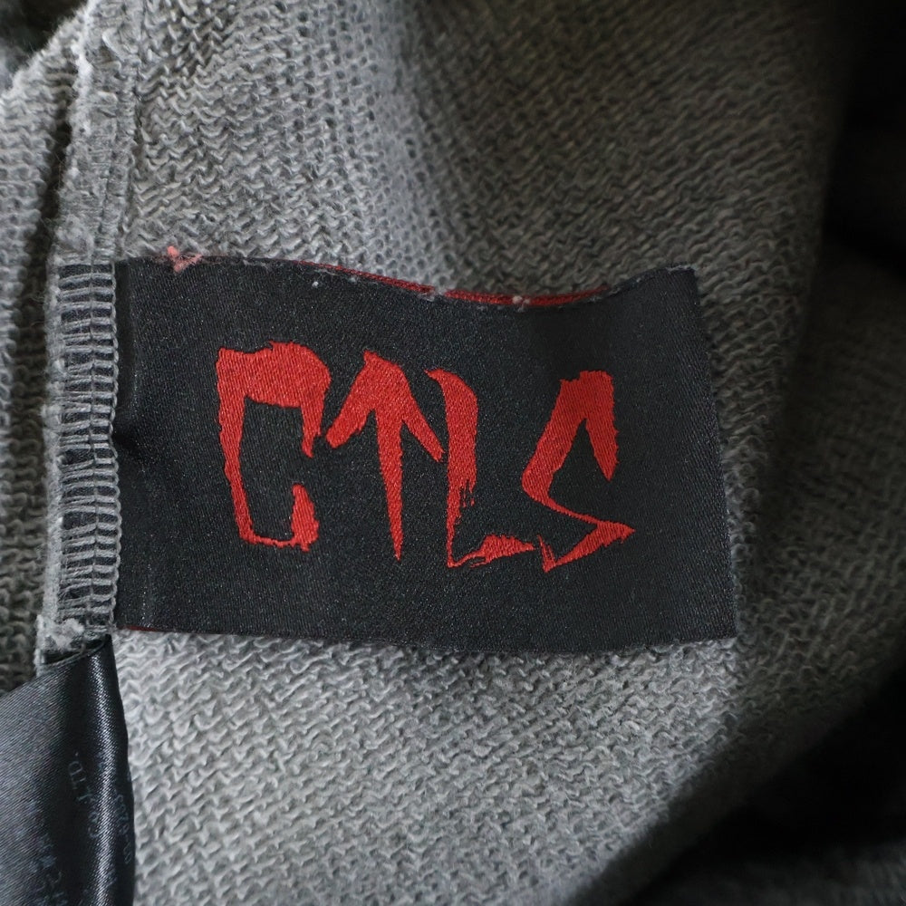 cvtvlist(カタリスト) 24SS ユージュアル刺繍スウェットパンツ コーティングヴィンテージ加工 カタリスト 2401090401