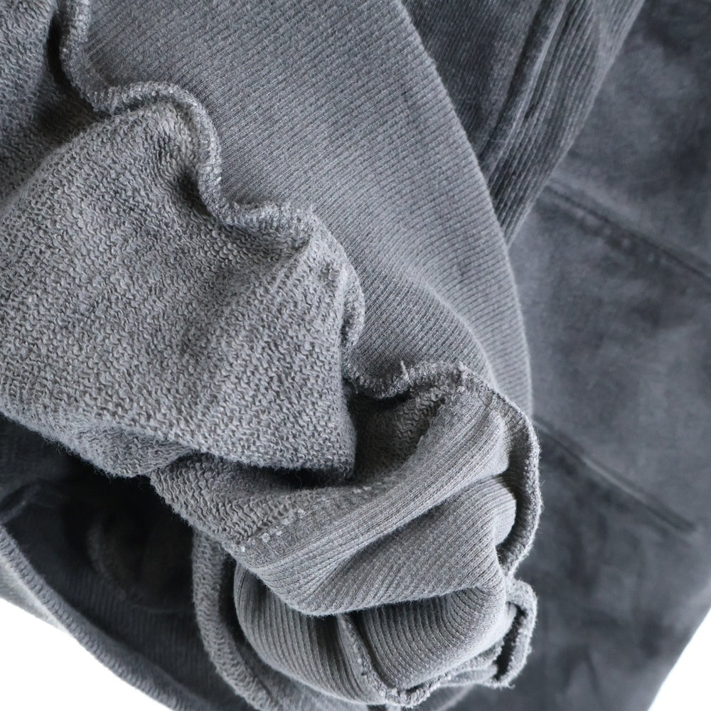 cvtvlist(カタリスト) 24AW ユージュアル刺繍 ダメージ加工プルオーバーパーカー グレー 2401090301