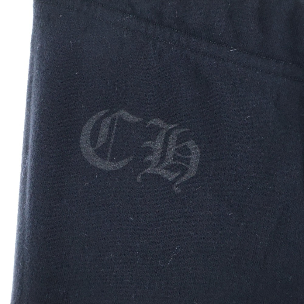 CHROME HEARTS(クロムハーツ) WWW.CHROMEHEARTS.COM HOODIE オンライン限定 ホースシュープリント スウェットパンツ ブラック/ブルー
