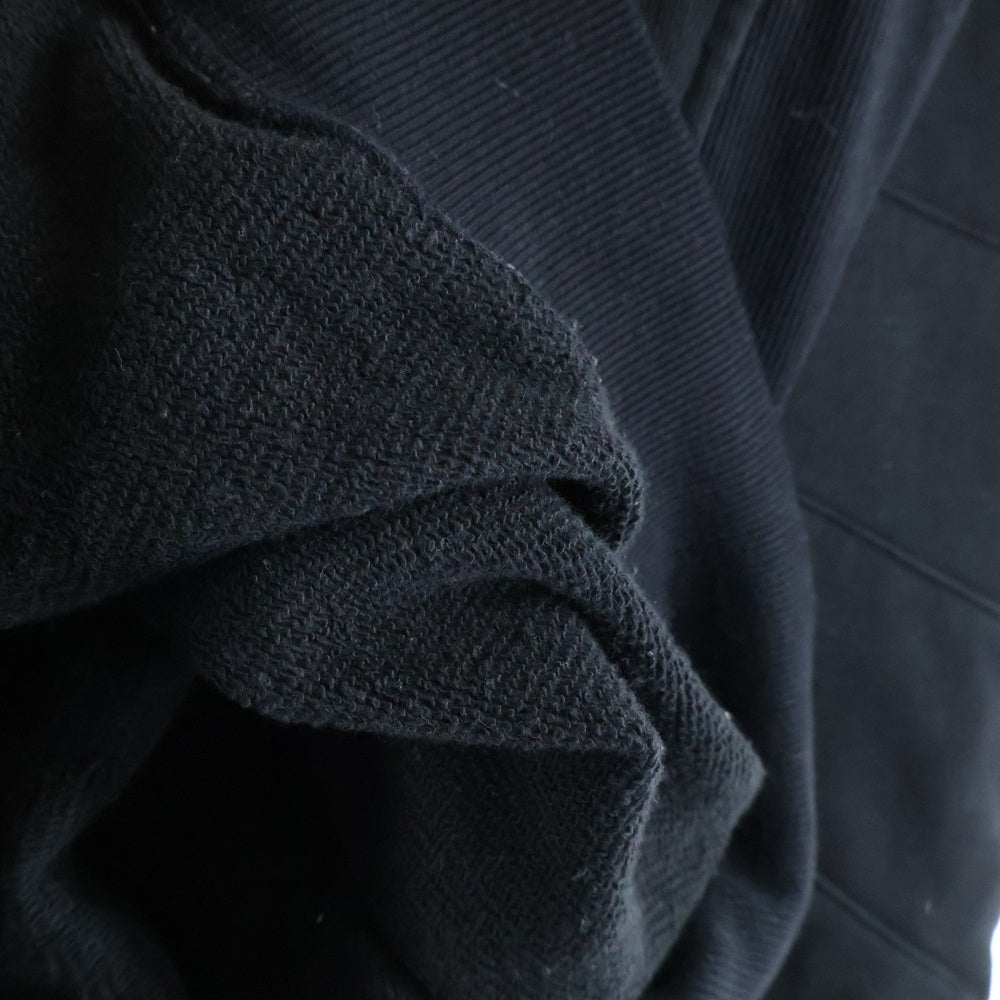 cvtvlist(カタリスト) 25SS ロゴ刺繍 クルーネックスウェットトレーナー ブラック 2501030301