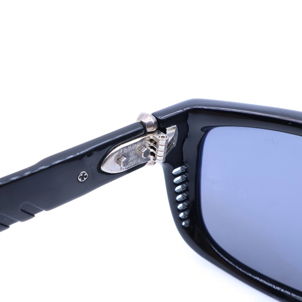 CHROME HEARTS(クロムハーツ) DISCO STICK ディスコ スティック フローラルテンプルセルフレームサングラス アイウェア ブラック/シルバー