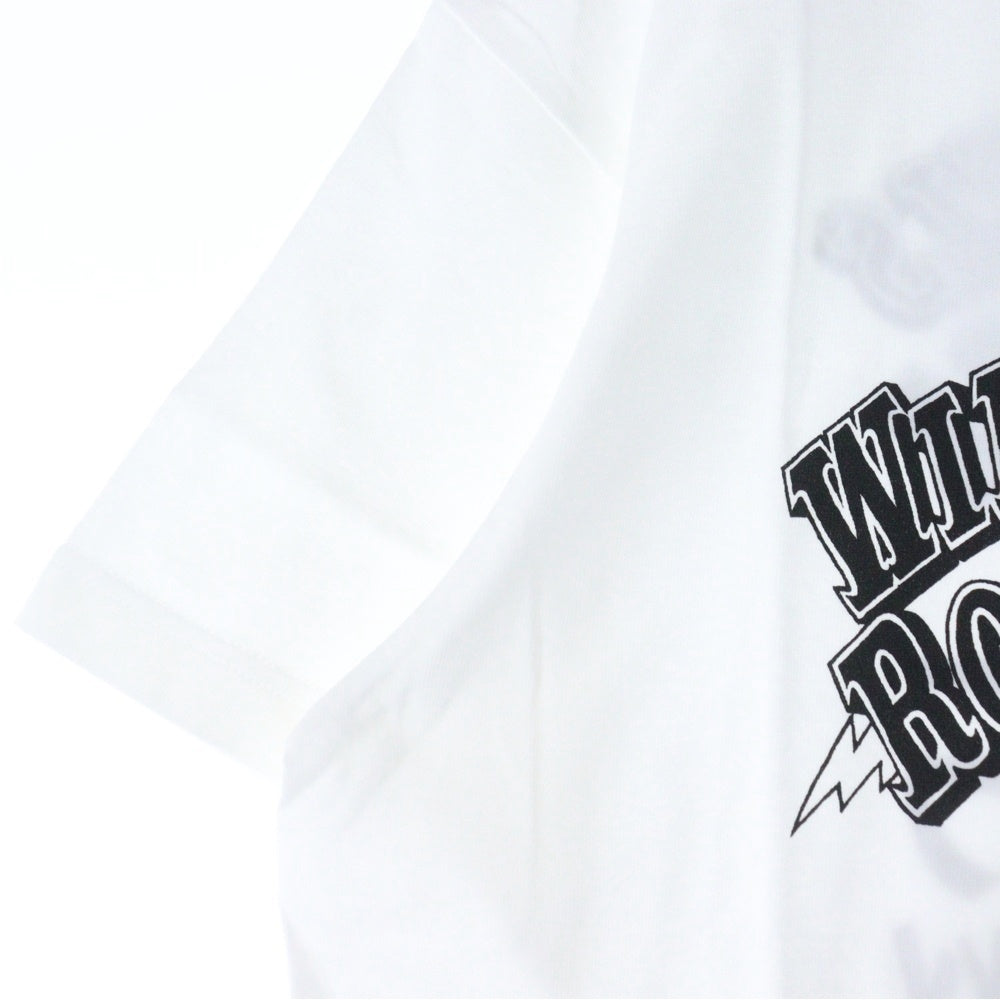 Lewis Leathers(ルイスレザー) WWRR VOL.3 S/S TEE フロントプリント クルーネック半袖Tシャツ カットソー ホワイト