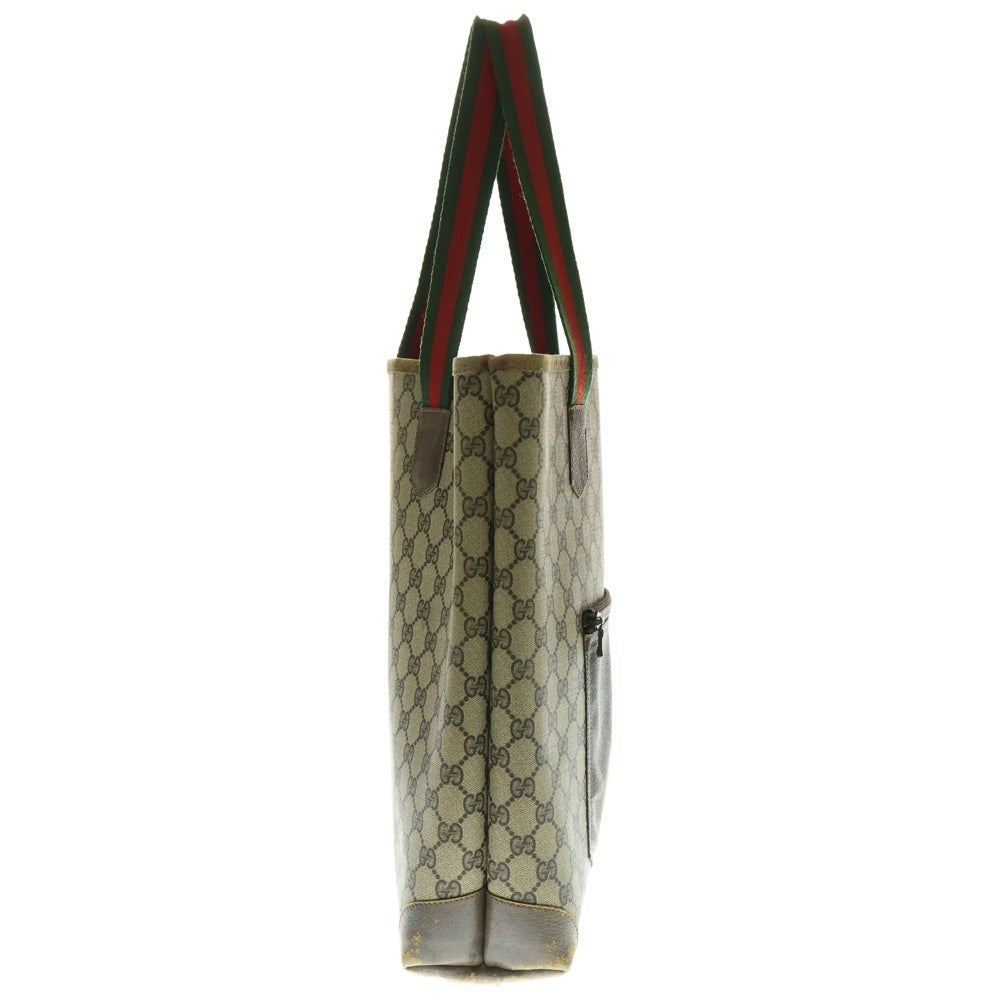 GUCCI(グッチ) シェリーライン GG柄 ハンドバッグ トートバッグ ブラウン