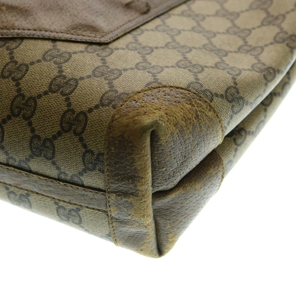 GUCCI(グッチ) シェリーライン GG柄 ハンドバッグ トートバッグ ブラウン