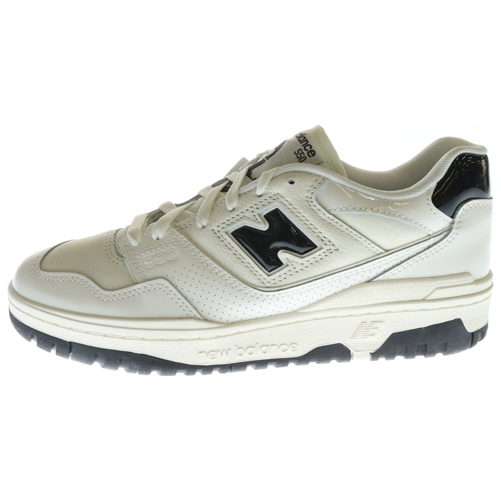New Balance(ニューバランス) BB550YKF パテント ローカットスニーカー ホワイト US/8.5/26.5cm