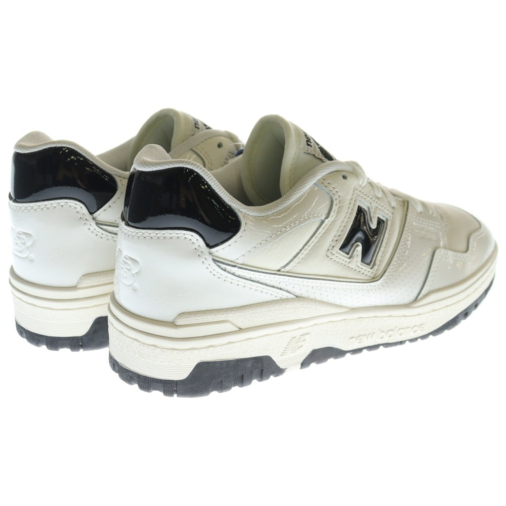 New Balance(ニューバランス) BB550YKF パテント ローカットスニーカー ホワイト US/8.5/26.5cm