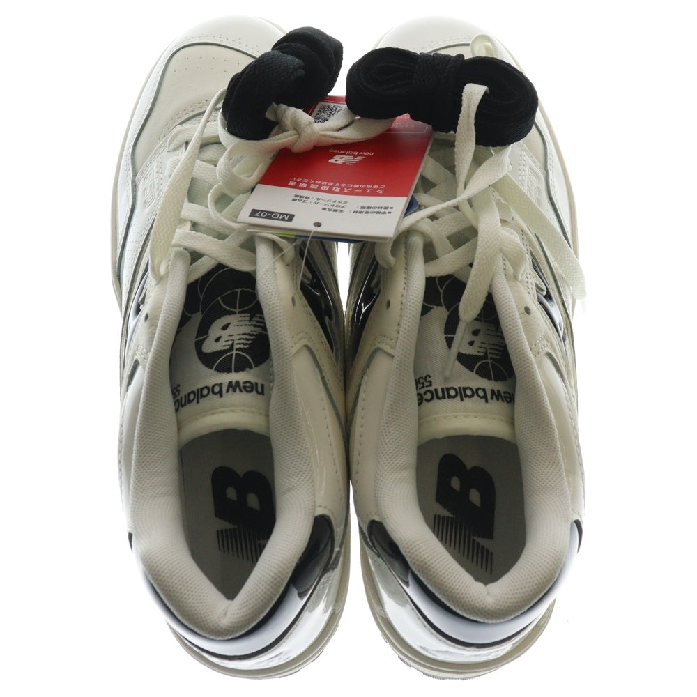 New Balance(ニューバランス) BB550YKF パテント ローカットスニーカー ホワイト US/8.5/26.5cm