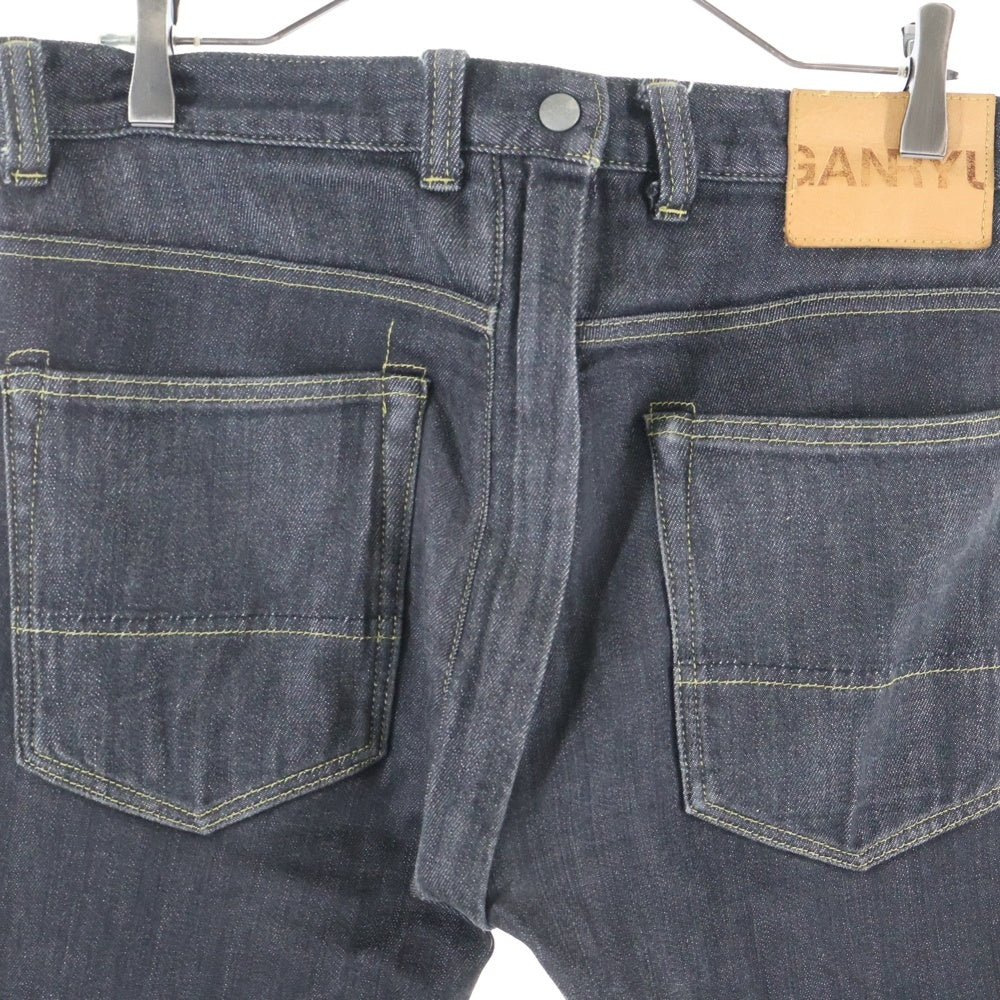 GANRYU(ガンリュウ) 16AW ストレッチ バイカー スキニーパンツ ブラック ER-P009 AD2016