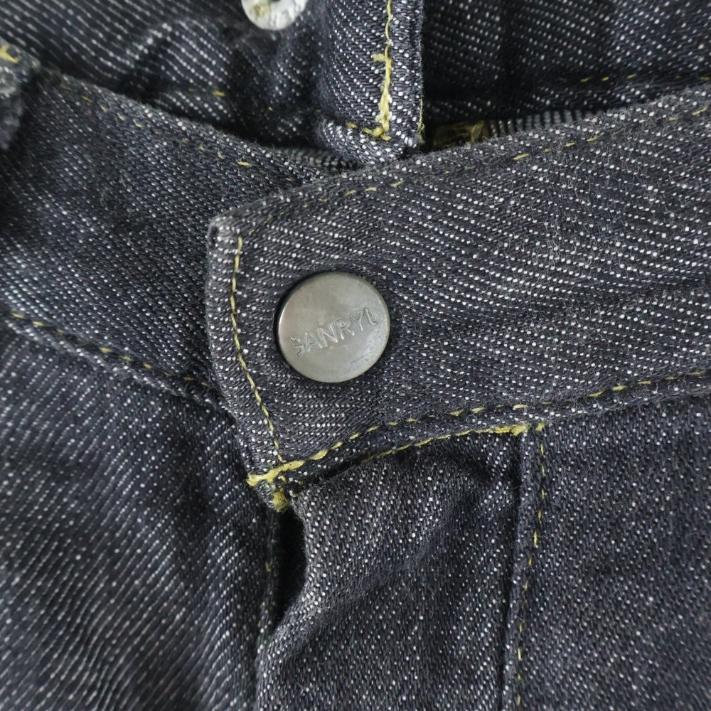 GANRYU(ガンリュウ) 16AW ストレッチ バイカー スキニーパンツ ブラック ER-P009 AD2016