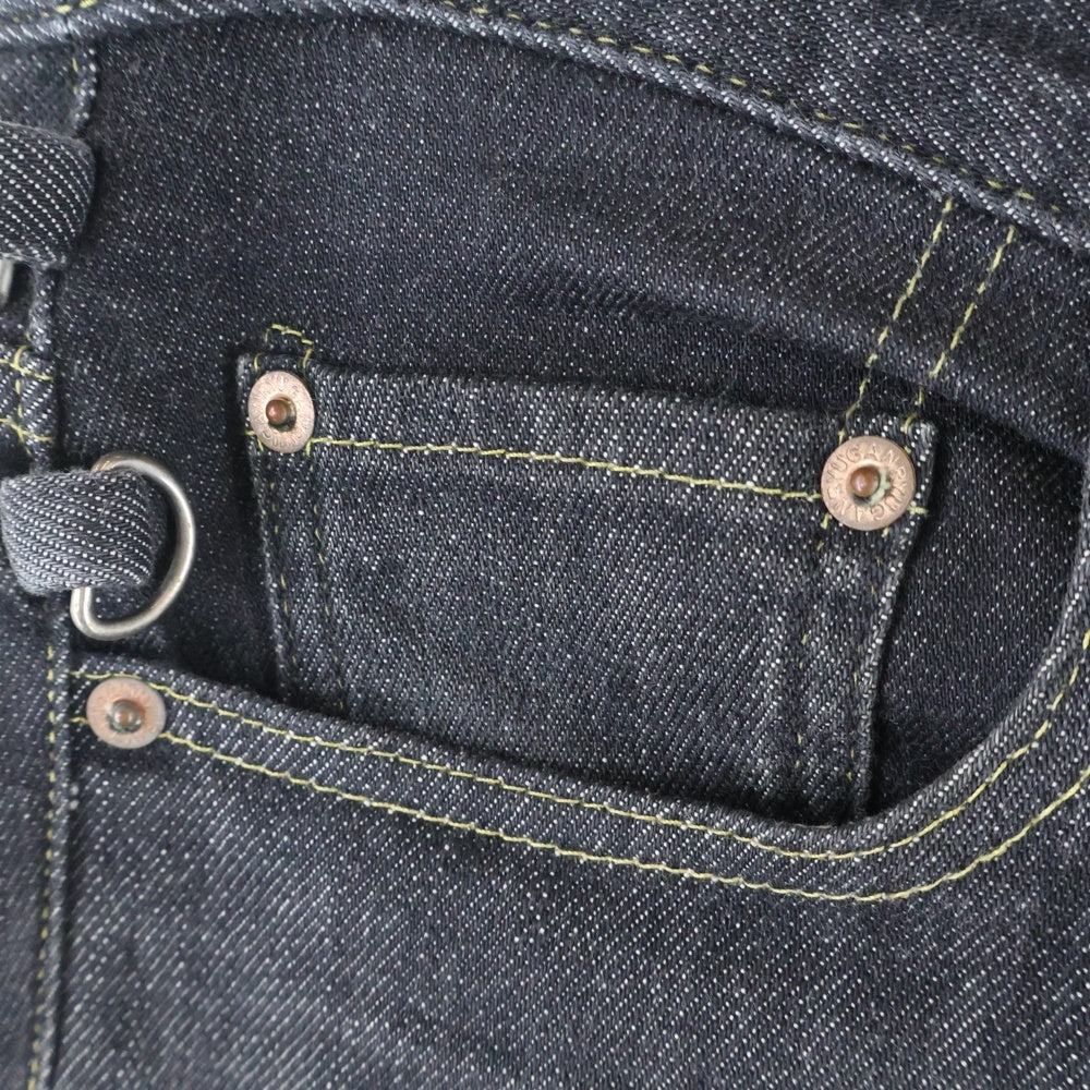 GANRYU(ガンリュウ) 16AW ストレッチ バイカー スキニーパンツ ブラック ER-P009 AD2016