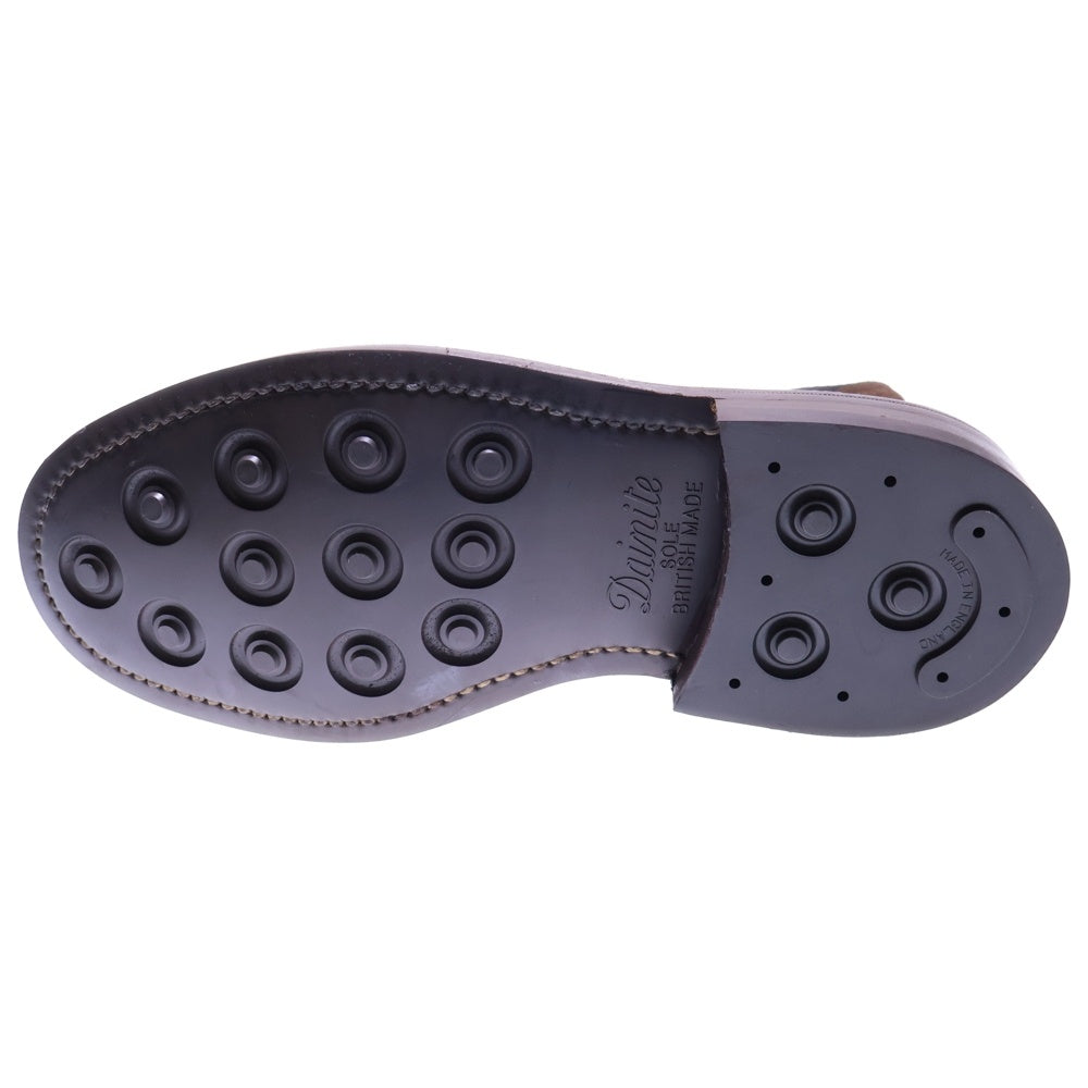 Tricker's(トリッカーズ) MALTON / C-SHADE TAN スエード切り替え ウィングチップ レースアップ レザー ブーツ ブラウン M2508