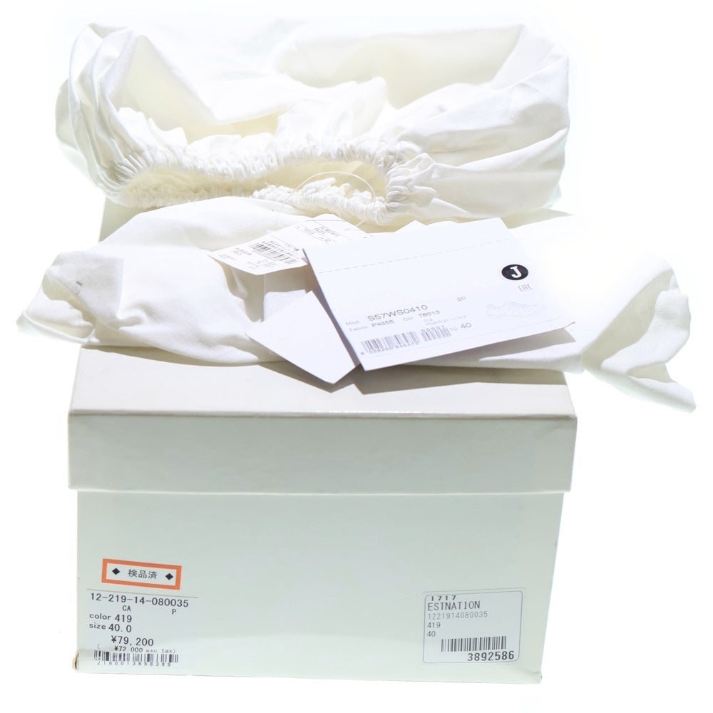 Maison Margiela 22(メゾンマルジェラ) REPLICA レプリカ フリース ジャーマントレーナー ローカットスニーカー ブラック S57WS0410 P4355