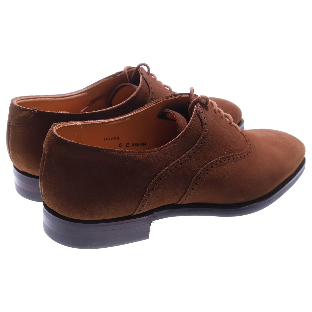 Crockett&Jones(クロケットアンドジョーンズ) DOVER ドーバー スエード オックスフォード レザー ダービー ドレスシューズ ブラウン