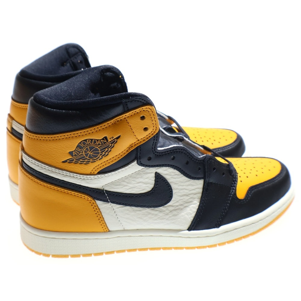 NIKE(ナイキ) AIR JORDAN 1 RETRO HIGH OG TAXI エアジョーダン1 タクシー ハイカットスニーカー イエロー/ブラック US10/28cm 555088-711