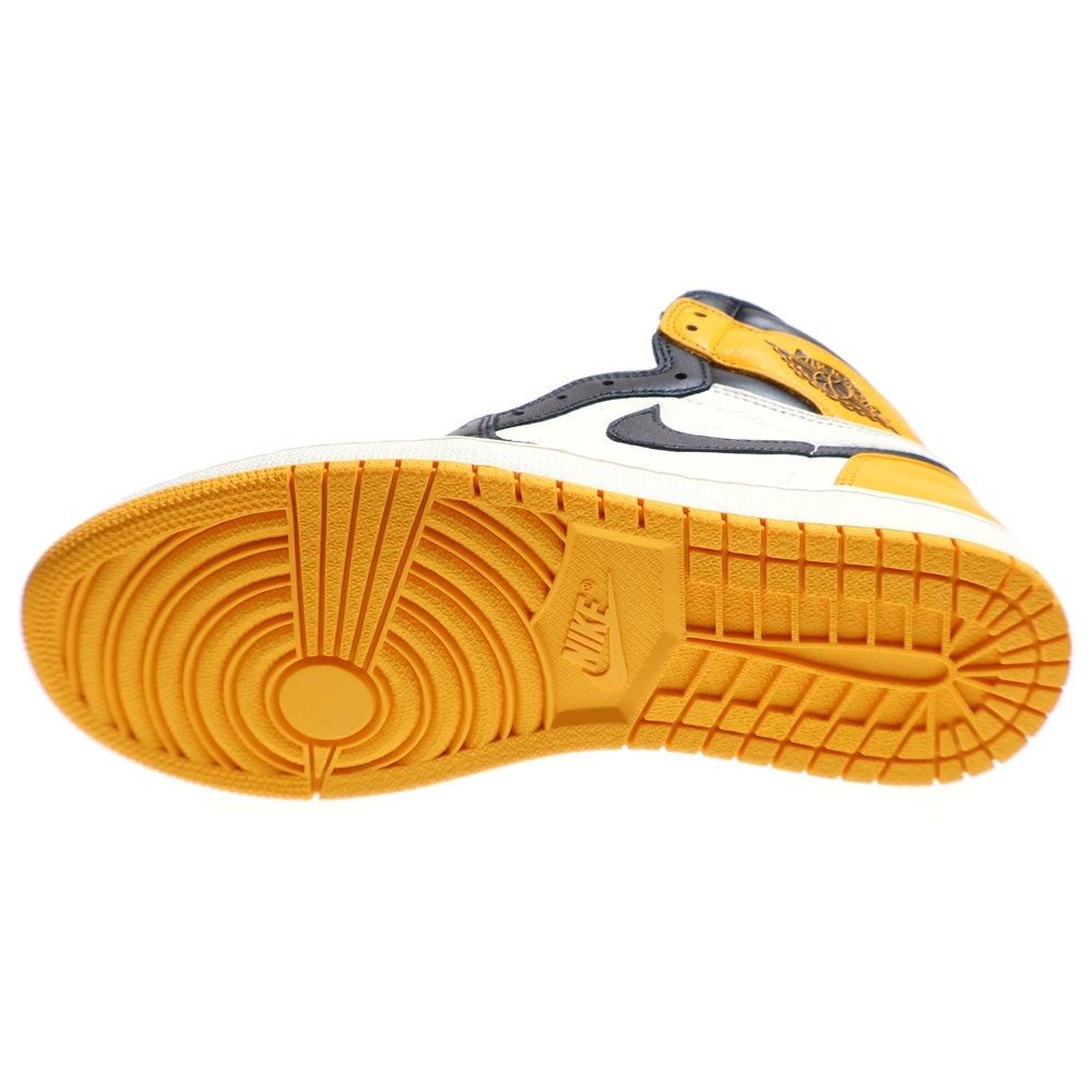 NIKE(ナイキ) AIR JORDAN 1 RETRO HIGH OG TAXI エアジョーダン1 タクシー ハイカットスニーカー イエロー/ブラック US10/28cm 555088-711
