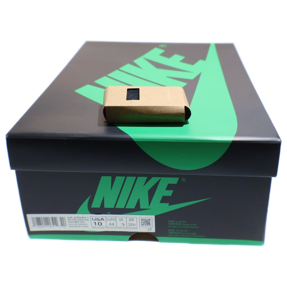 NIKE(ナイキ) AIR JORDAN 1 HI BLACK AND LUCKY GREEN エアジョーダン1 ラッキーグリーン ハイカットスニーカー ホワイト/グリーン US10/28.0cm DZ5485-031