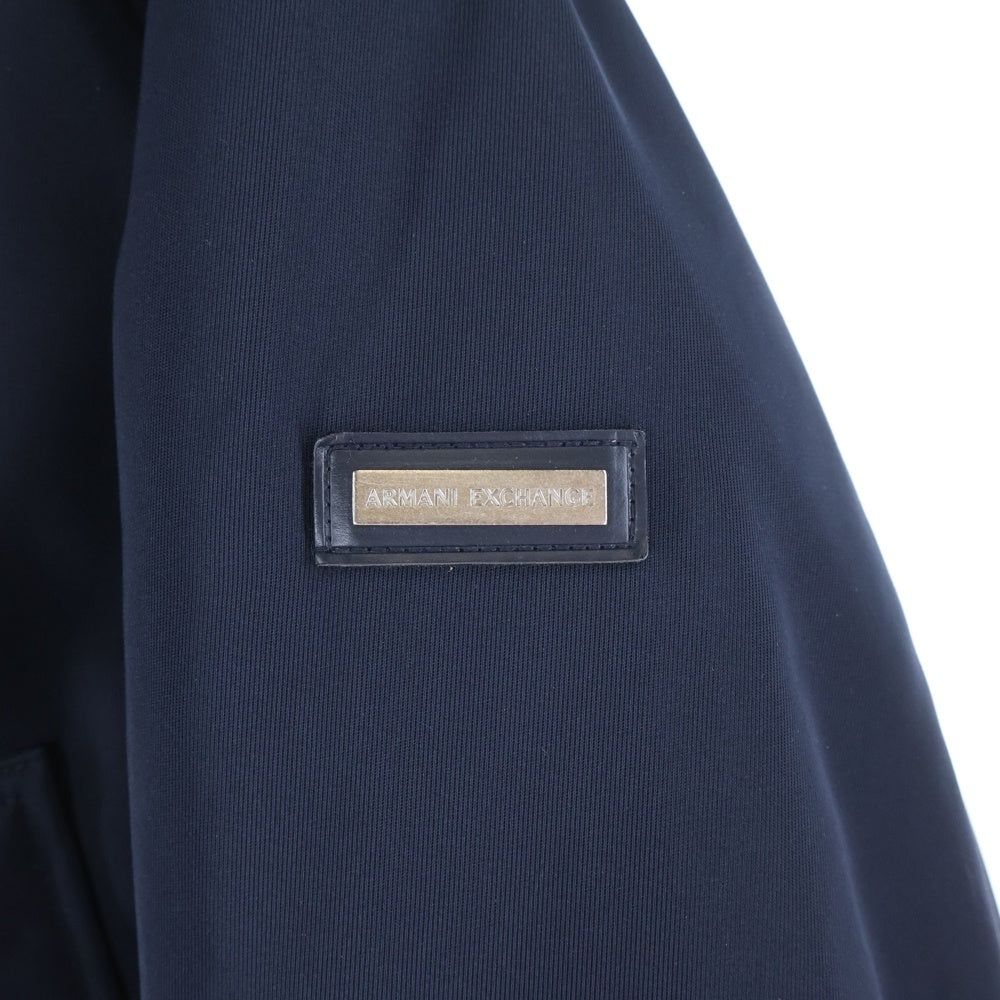 Armani Exchange(アルマーニ エクスチェンジ) パテッド ジップアップ ファー付き Pコート ブラック 6GZLG1 ZNDKZ