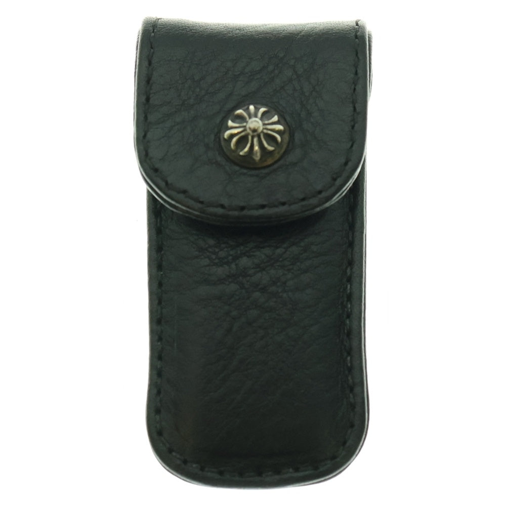 CHROME HEARTS(クロムハーツ) CRS BALL TOOTHPICK クロスボール レザー トゥースピック つま楊枝入れ ブラック