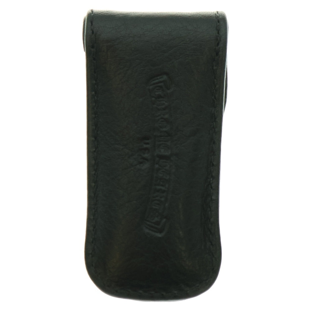 CHROME HEARTS(クロムハーツ) CRS BALL TOOTHPICK クロスボール レザー トゥースピック つま楊枝入れ ブラック