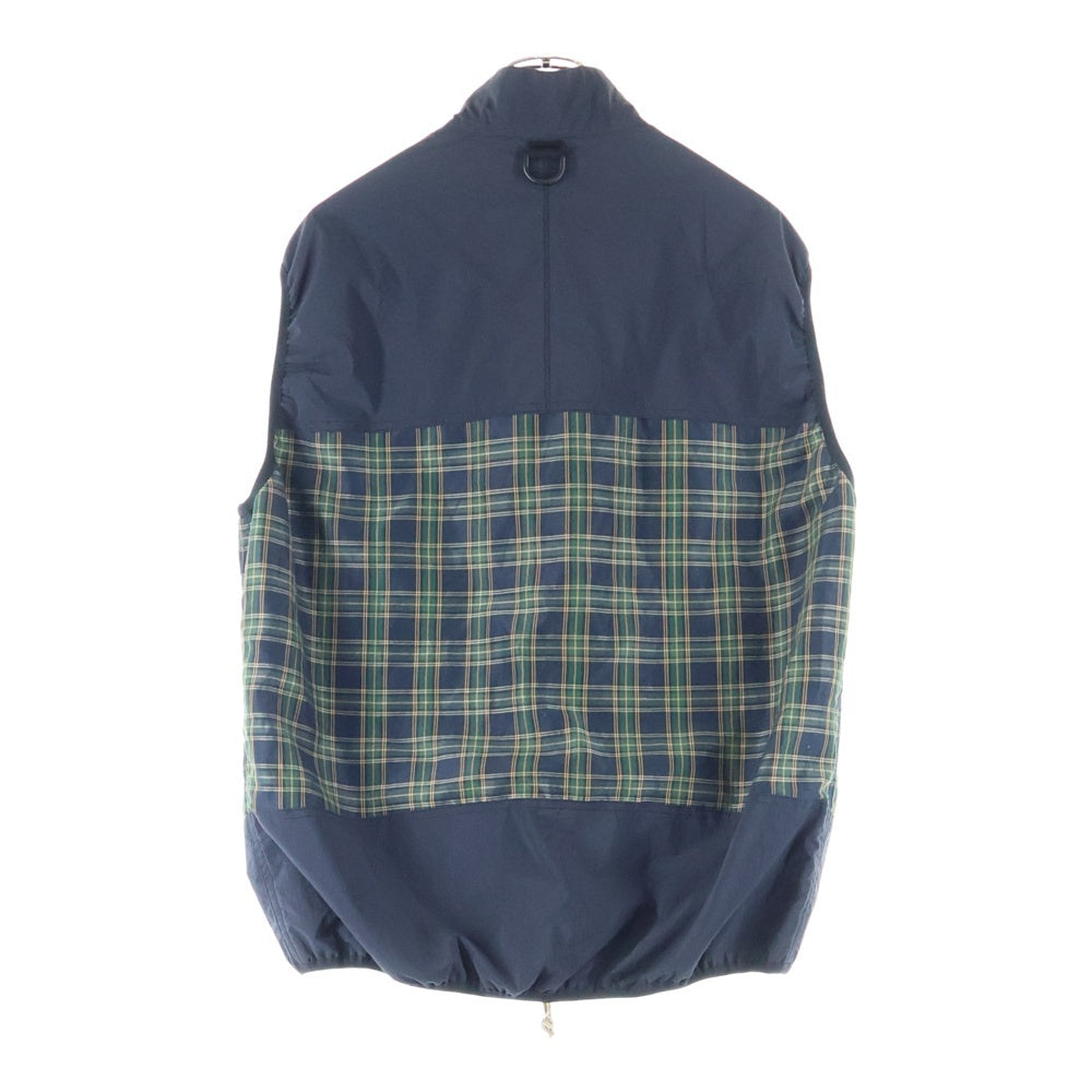 COMME des GARCONS HOMME(コムデギャルソンオム) 24SS メッシュ総裏地 フルジップ ドローストリング オーバー ベスト ブラック HM-V002