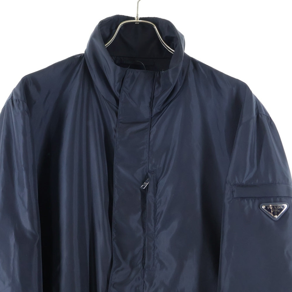 PRADA(プラダ) 24SS 三角プレートナイロンジップアップブルゾン ジャケット ブラック SGN521 R191 1060