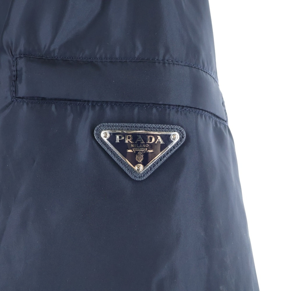 PRADA(プラダ) 24SS 三角プレートナイロンジップアップブルゾン ジャケット ブラック SGN521 R191 1060