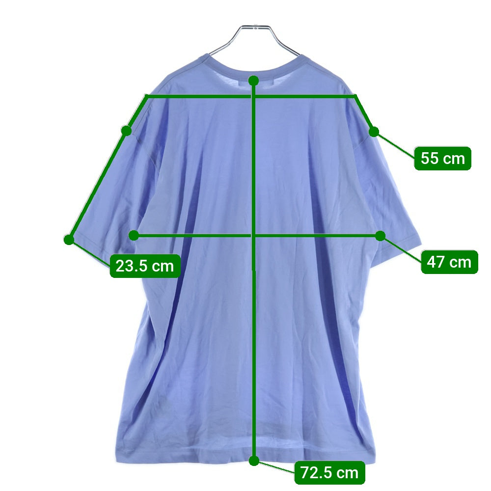 COMME des GARCONS HOMME(コムデギャルソンオム) 25SS Cotton Jersey Plain CDG SHIRT Black Logo at Front S S TEE ロゴプリント 半袖Tシャツ パープル FO-T023