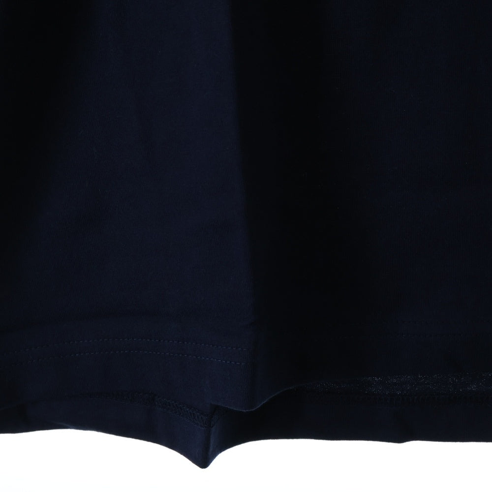 COMME des GARCONS HOMME(コムデギャルソンオム) Cotton Jersey Garment Print Tee ロゴプリント 半袖Tシャツ ネイビー HO-T101