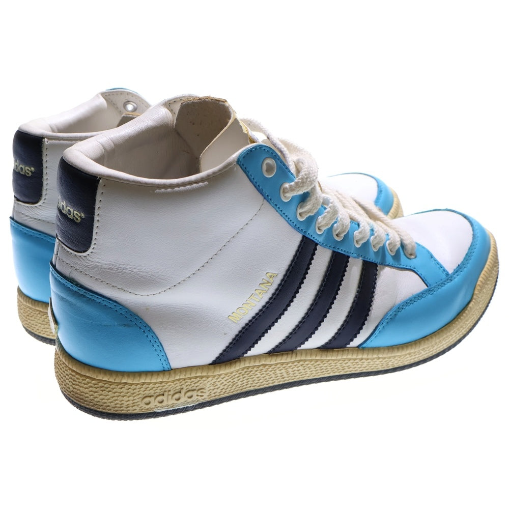 adidas(アディダス) MTN HI SF MONTANA モンタナ サイドライン ハイカットスニーカー ホワイト/ブルー US10.5/28.5cm 465807
