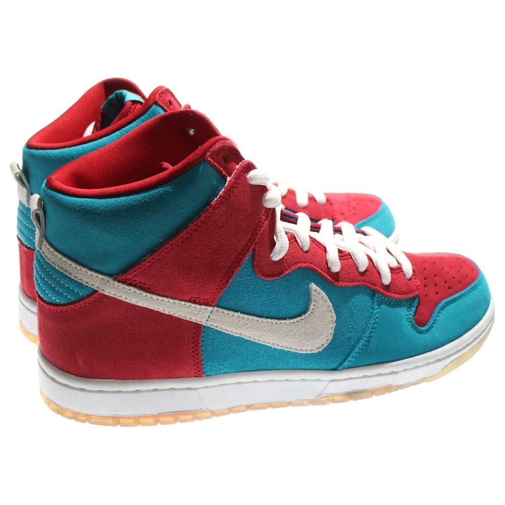 NIKE SB(ナイキエスビー) 【観賞用2009年製】DUNK HIGH PREMIUM BLOODY GUMS ダンク ブラッディ ガムズ ハイカットスニーカー レッド/ブルー US10/28cm 313171-611