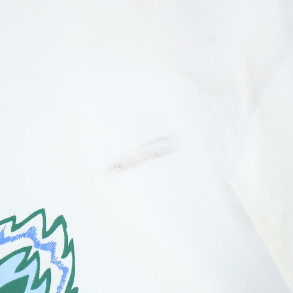 KENZO(ケンゾー) タイガーロゴプリント クルーネック半袖Tシャツ カットソー ホワイト F955TS0504YA