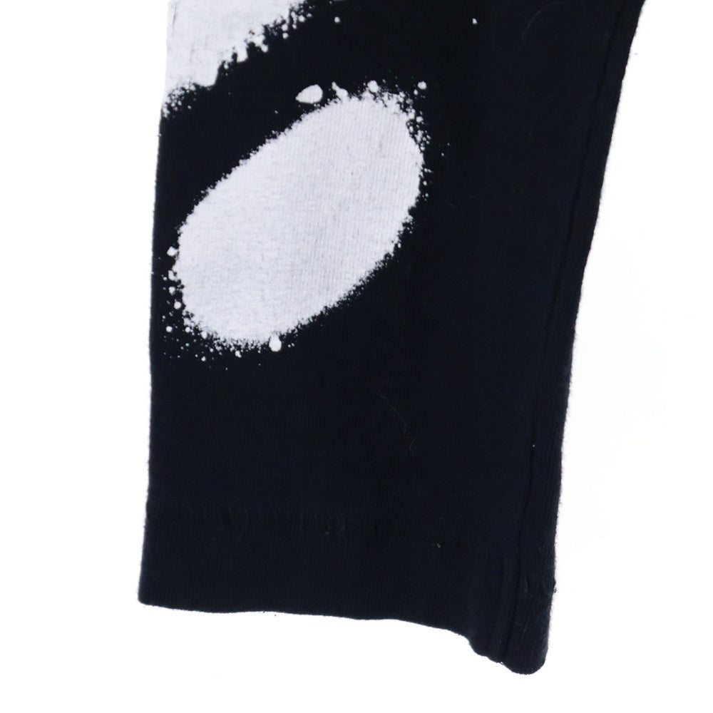 OFF-WHITE(オフホワイト) 17SS Diag Spray L/S Tee スプレープリント ロングスリーブ 長袖Tシャツ カットソー ブラック