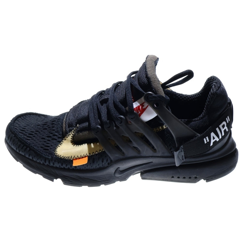 NIKE(ナイキ) ×OFF-WHITE AIR PRESTO オフホワイト エアプレスト ローカットスニーカー ブラック US9/27cm AA3830-002