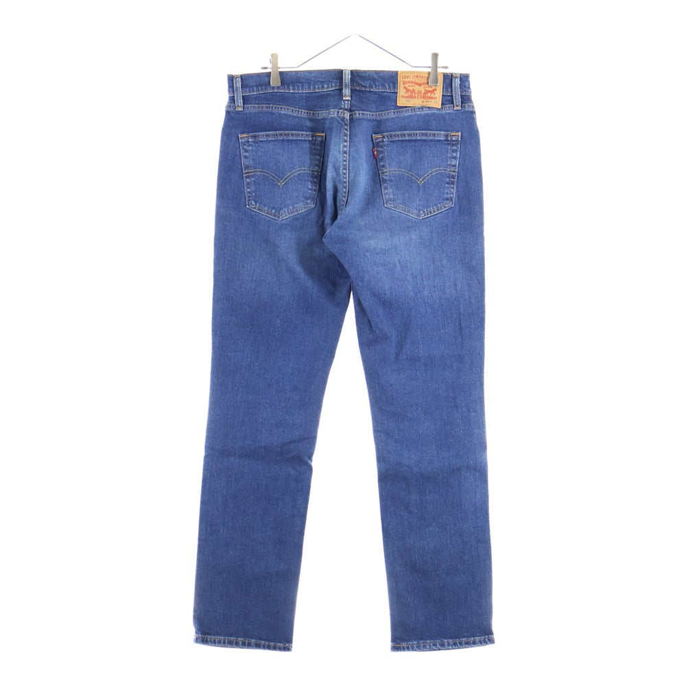 Levi's(リーバイス) ウォッシュ加工 ストレート デニムパンツ ブ ジーンズ インディゴ S40196