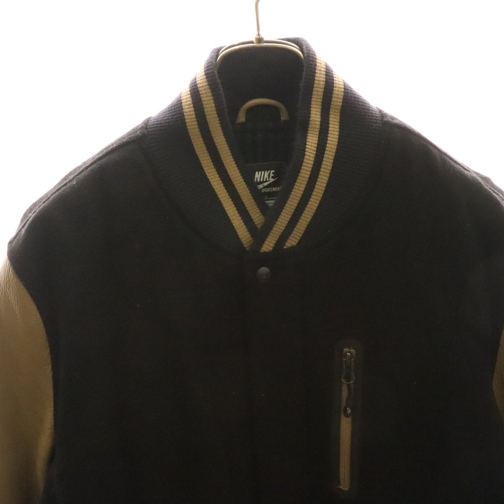 NIKE(ナイキ) NSW DESTROYER BOMBER VARSITY ZIP UP JACKET ニューサウスウェールズ デストロイヤー ボンバー ヴァーシティ ジップアップ ジャケット 411200-011