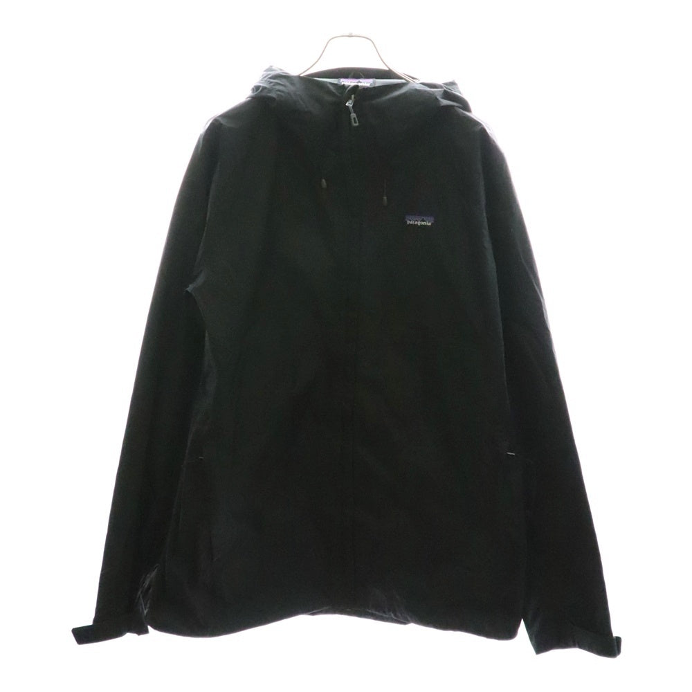 PATAGONIA(パタゴニア) TORRENTSHELL JACKET トレントシェル ジップアップ フード付き ジャケット ブラック 83802