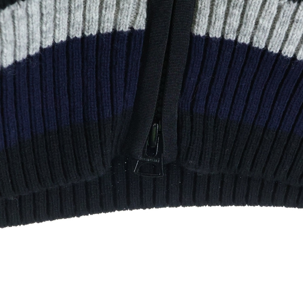 Sacai(サカイ) 20AW ボア ベストドッキング フリース ニット ジャケット ブルゾン ブラック 20-02399M