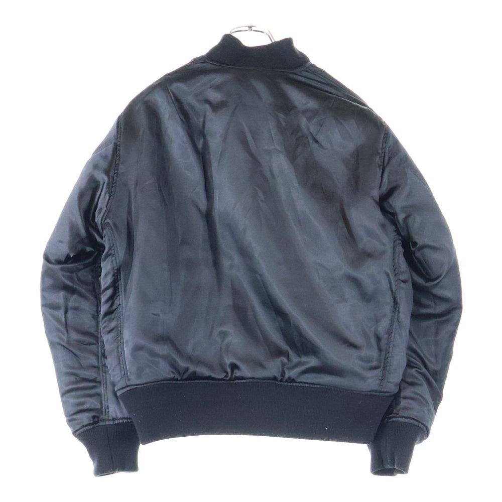 SCHOTT(ショット) レザー切替 リバーシブル ウール スタジャン ジャケット ブルゾン ブラック M53153