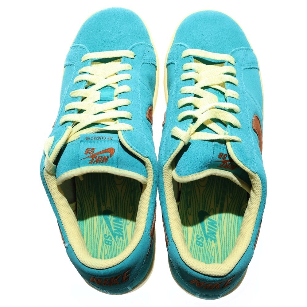 NIKE SB(ナイキエスビー) 【観賞用2006年製】 AIR CLASSIC SB エアクラシック ローカットスニーカー ライトグリーン/ブラウン US9.5/27.5cm 310704-321