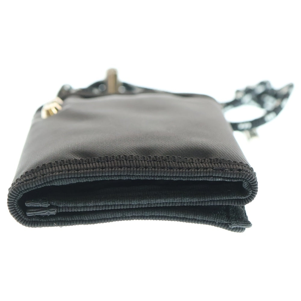 Sacai(サカイ) ×PORTER Trifold Wallet ポーター ストラップ付き ナイロン 三つ折り財布 ウォレット ブラック 2110600188