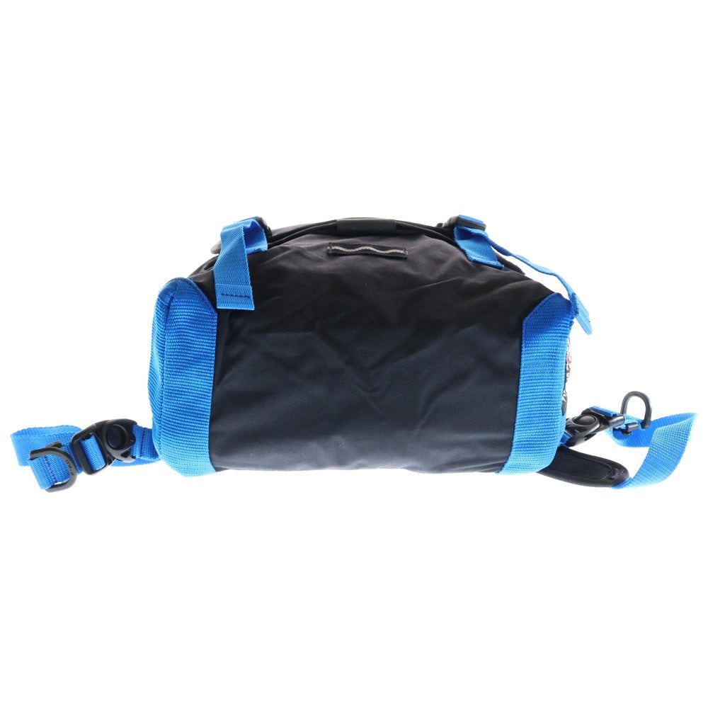 BAGJACK(バッグジャック) ロゴパッチ フラップ バッグパック リュック ブラック/ブルー