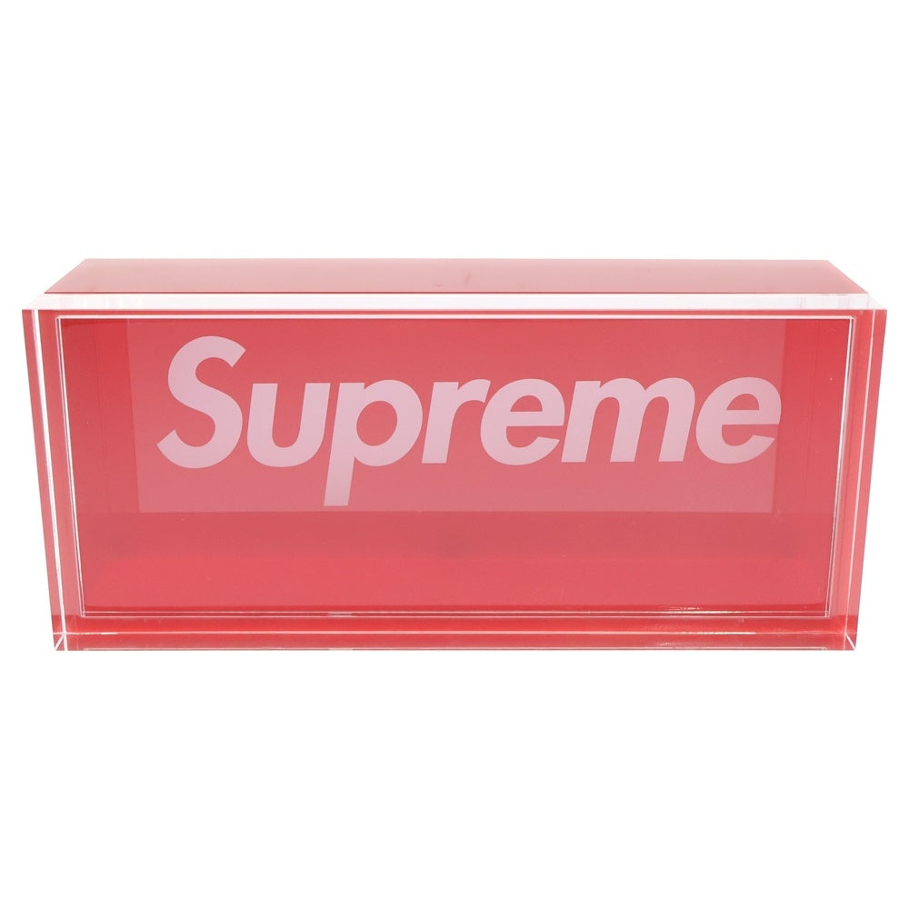 SUPREME(シュプリーム) 16AW Lucite Box アクリル ボックス ケース クリア/レッド