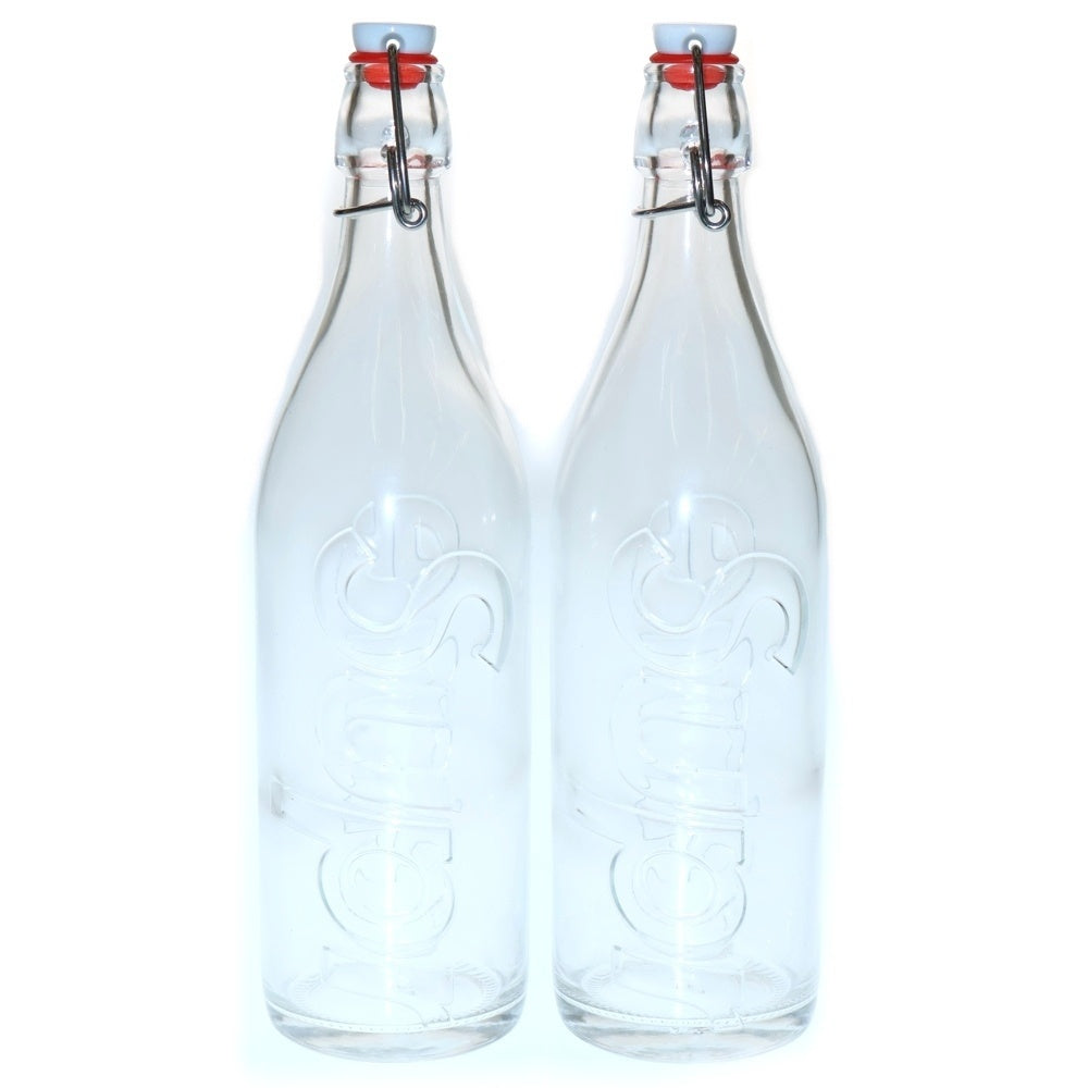 SUPREME(シュプリーム) 13AW Swing Top Bottle 1.0L Bottle Set of 2 スウィング トップ クリアボトル 2本セット クリア