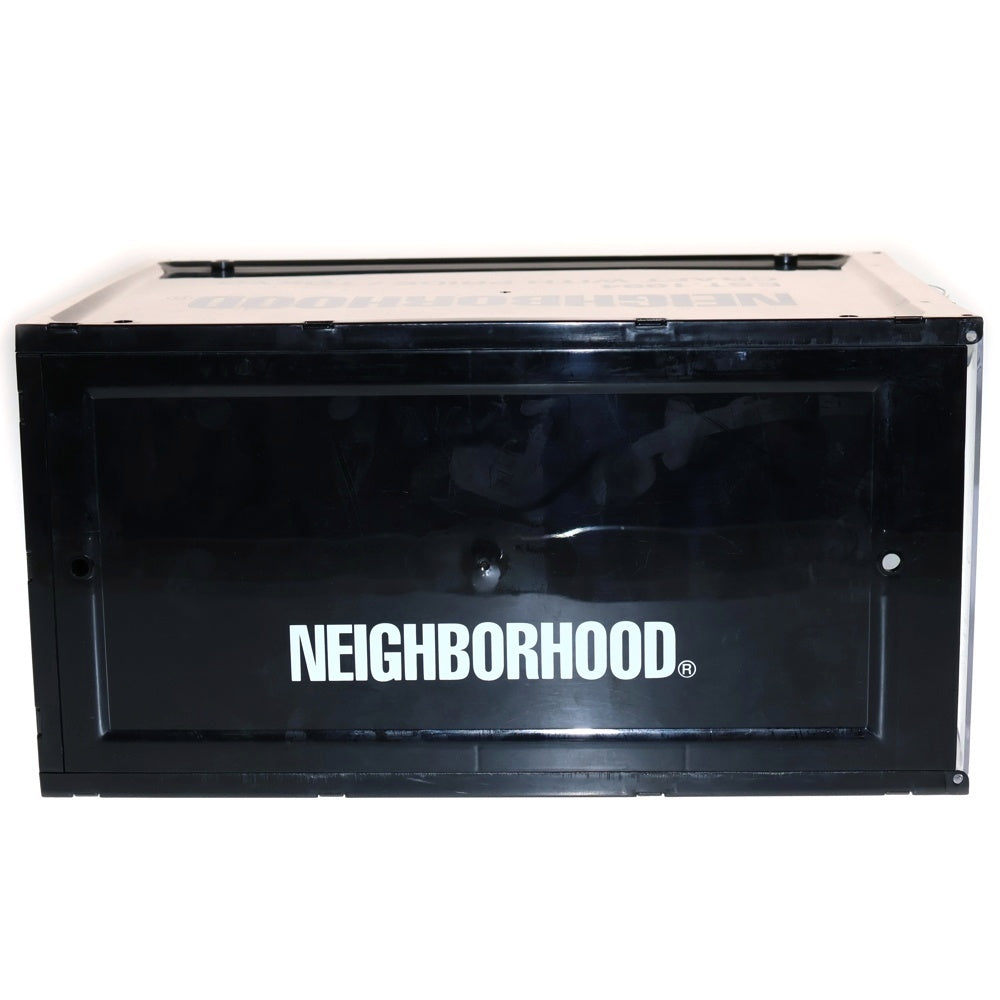 NEIGHBORHOOD(ネイバーフッド) 21AW SNEAKER STORAGE スニーカー ストレージ シューズボックス ブラック/クリア 212MYNH-AC01