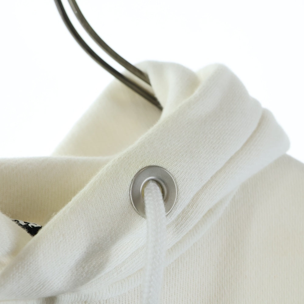 Palm Angels(パームエンジェルス) 21AW BEAR Hoodie ベア パイル スウェット プルオーバーパーカー アイボリー PMBB058C99FLE001