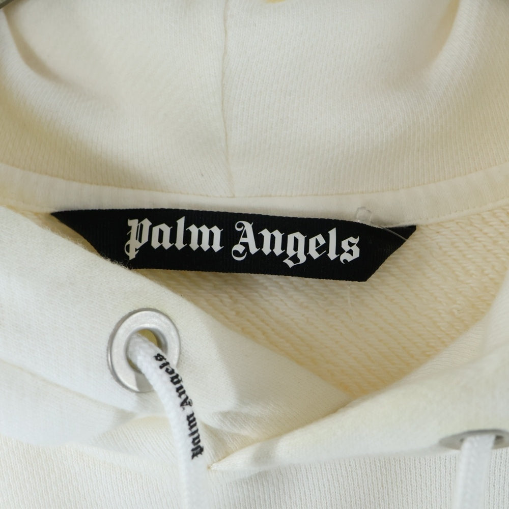 Palm Angels(パームエンジェルス) 21AW BEAR Hoodie ベア パイル スウェット プルオーバーパーカー アイボリー PMBB058C99FLE001