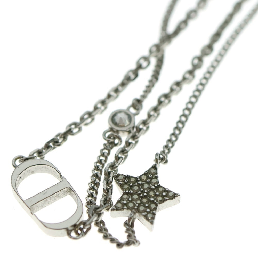 Christian Dior(クリスチャンディオール) CDアイコン ダブルチェーン ブレスレット シルバー