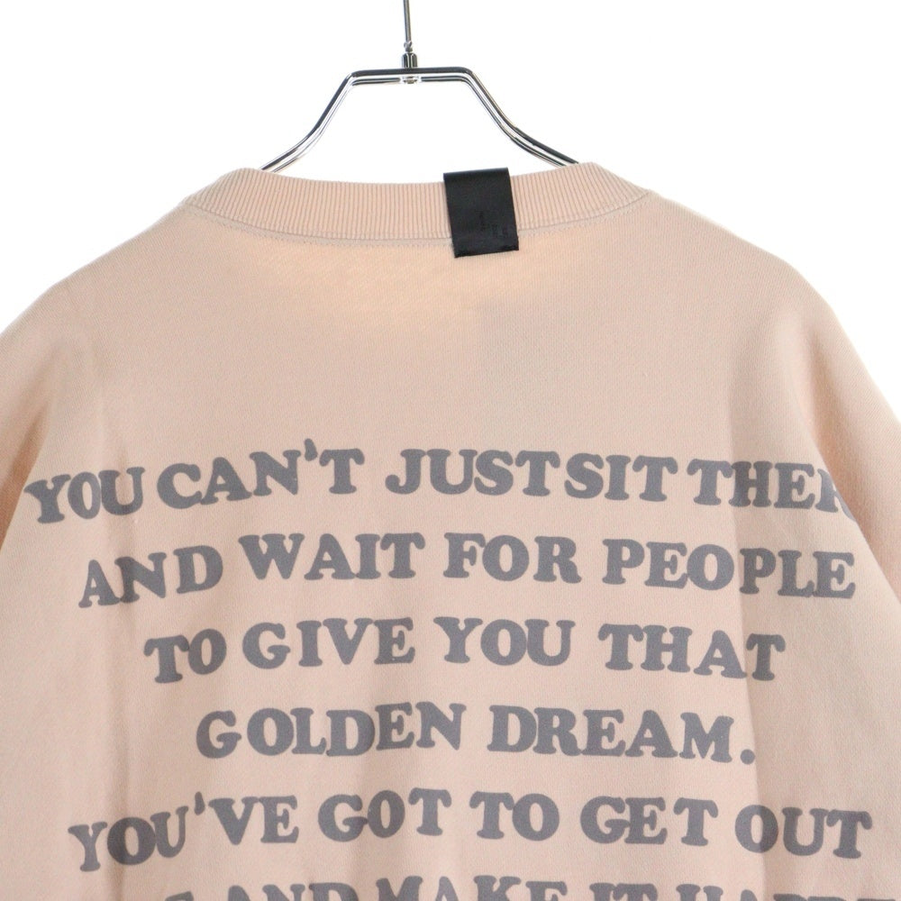 N.HOOLYWOOD(エヌハリウッド) 24AW COMPILE CREWNECK SWEATSHIRT コンパイル クルーネック スウェットシャツ トレーナー ピンク 2242-CS62-027